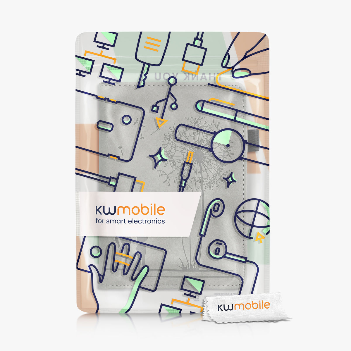 Flip Case für Amazon Kindle Paperwhite mit Handschlaufe Kunstleder