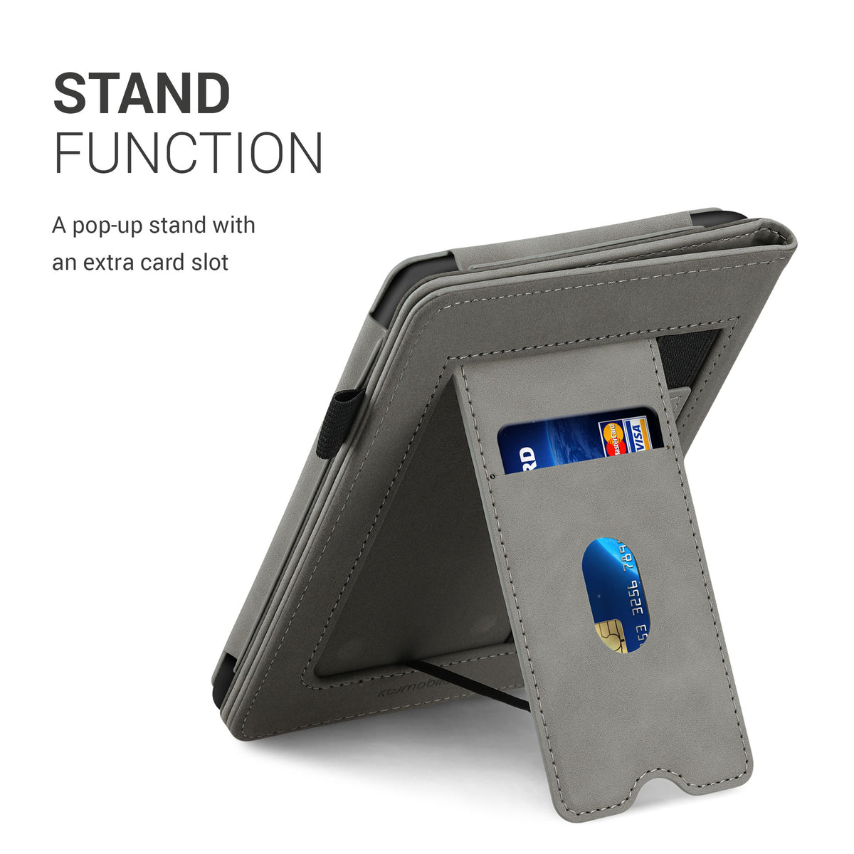 Flip Case für Amazon Kindle Paperwhite mit Handschlaufe Kunstleder