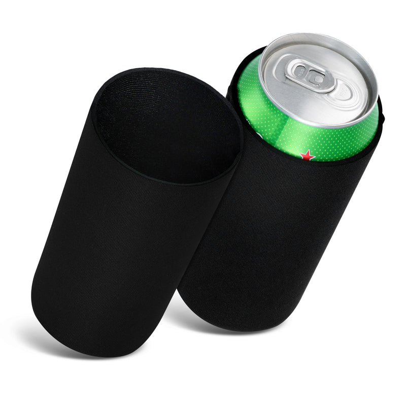 kwmobile 2x 500ml Can Dosenkühler - für Bierdosen und andere Getränkedosen - - Schwarz Schwarz  [dsg03]
