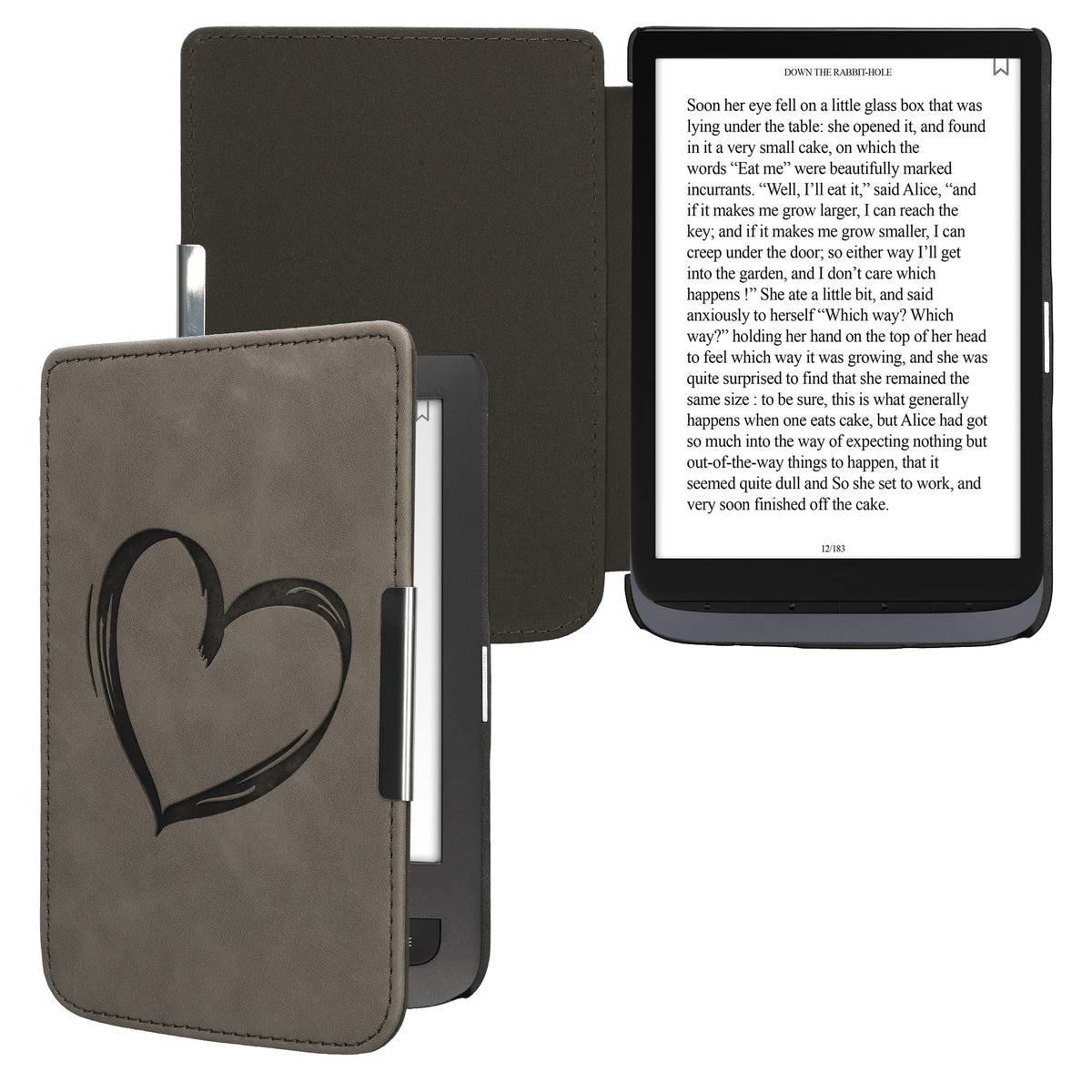 eReader Hülle für Pocketbook Touch Lux 3/Basic Lux/Basic Touch 2 mit Auto-Sleep