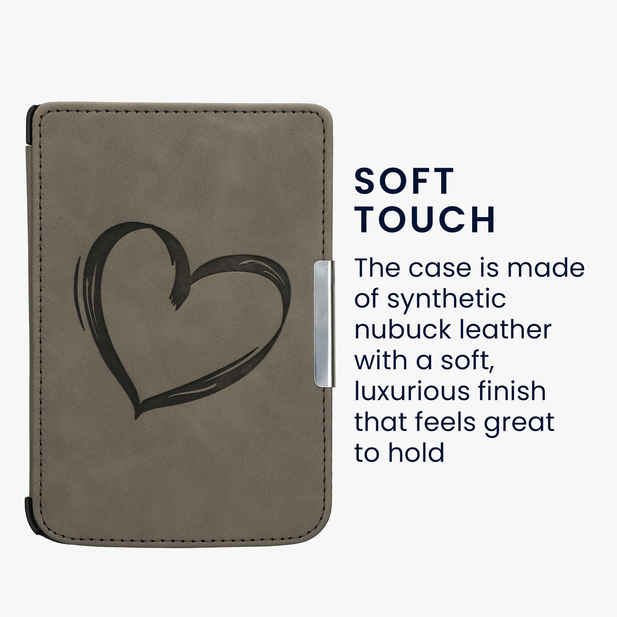 eReader Hülle für Pocketbook Touch Lux 3/Basic Lux/Basic Touch 2 mit Auto-Sleep