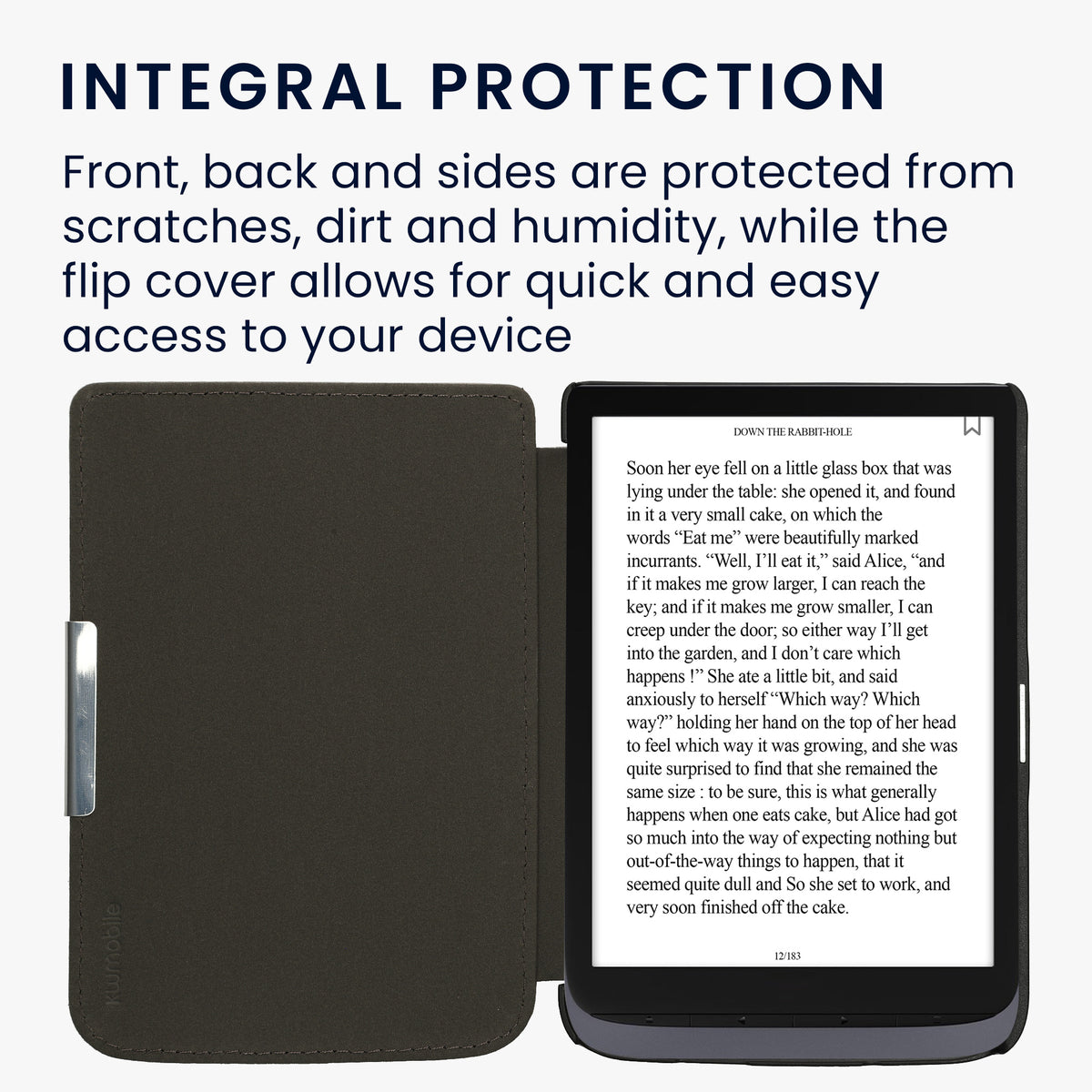 eReader Hülle für Pocketbook Touch Lux 3/Basic Lux/Basic Touch 2 mit Auto-Sleep