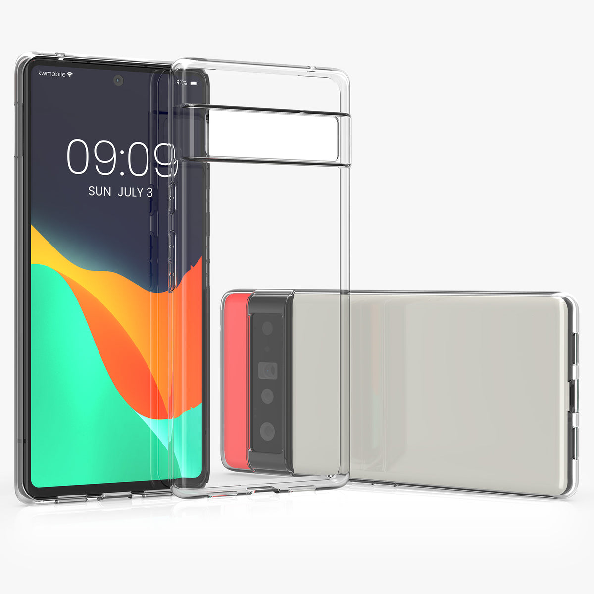 Google Pixel 6 Pro Silikon Handyhülle Transparent