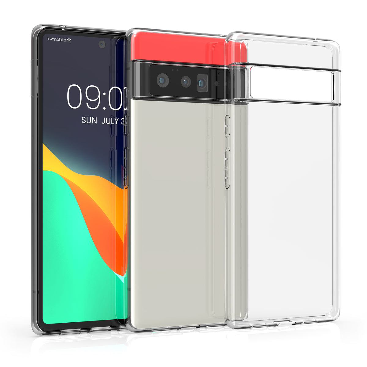 Google Pixel 6 Pro Silikon Handyhülle Transparent