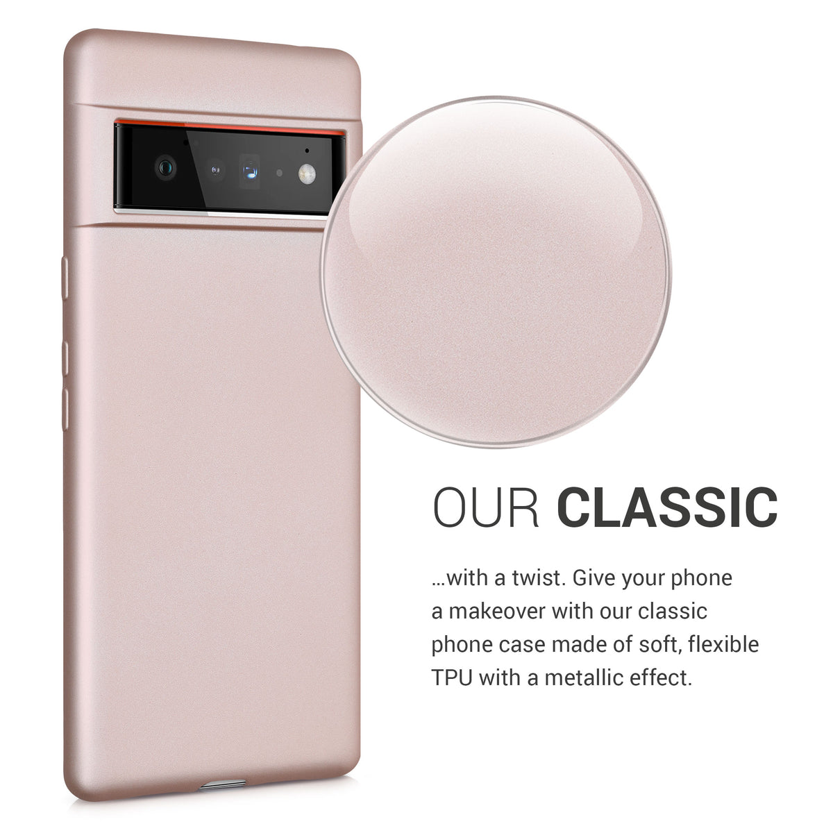 kwmobile Handyhülle für Google Pixel 6 Pro Hülle - Silikon Case - Schutzhülle Cover