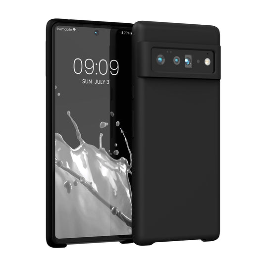 kwmobile Handyhülle für Google Pixel 6 Pro Hülle - Case Silikon - Kabelloses Laden - Schutzhülle Cover