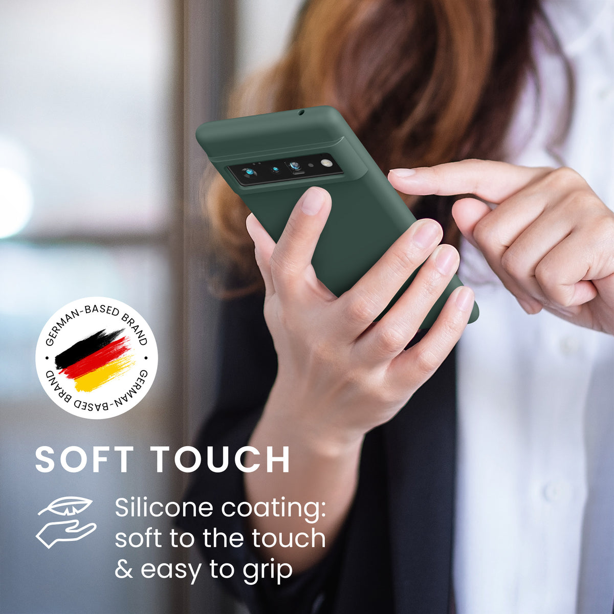 Google Pixel 6 Pro Silikon Handyhülle Matt