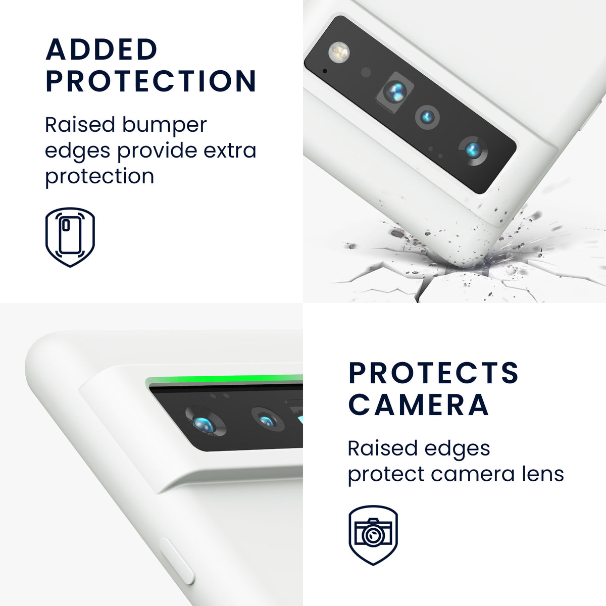 Google Pixel 6 Pro Silikon Handyhülle Matt