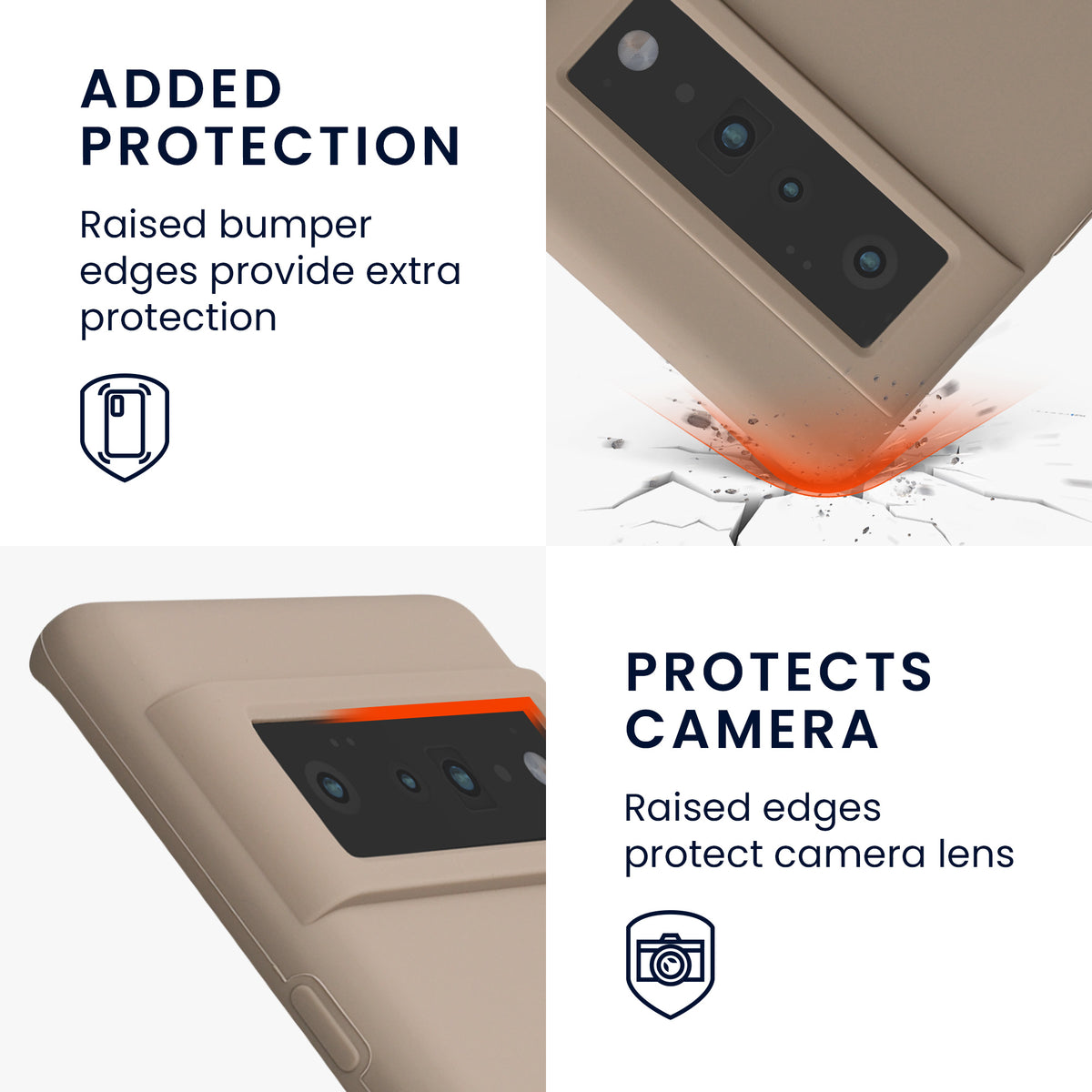 Google Pixel 6 Pro Silikon Handyhülle Matt