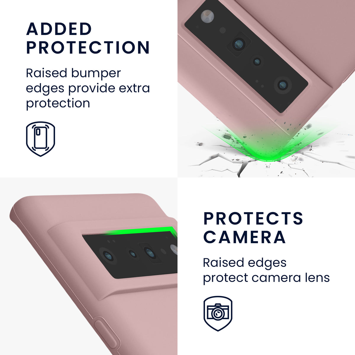 Google Pixel 6 Pro Silikon Handyhülle Matt