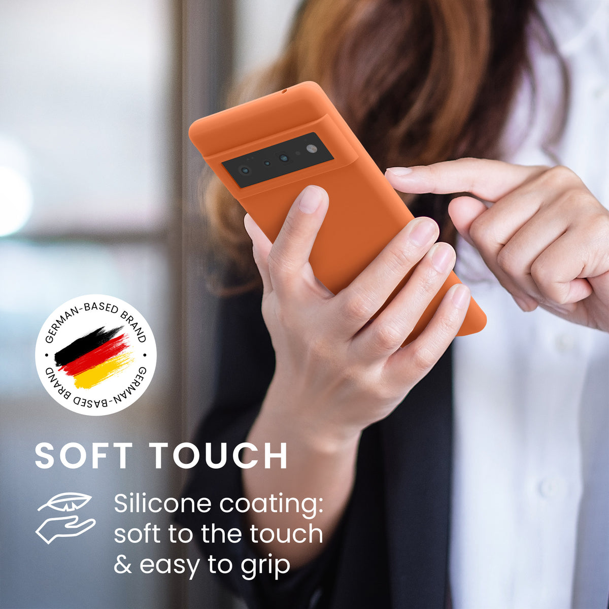 Google Pixel 6 Pro Silikon Handyhülle Matt