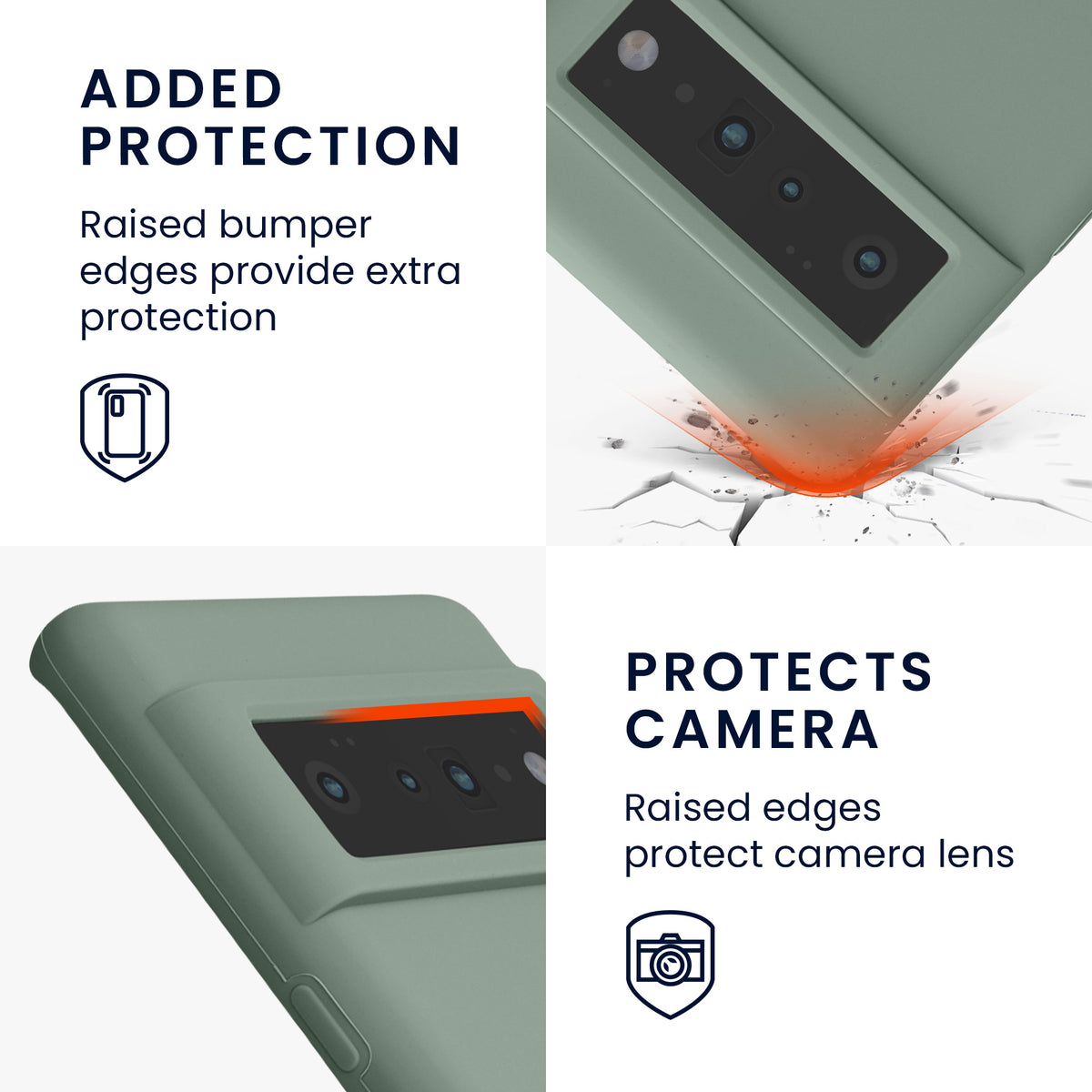 Google Pixel 6 Pro Silikon Handyhülle Matt