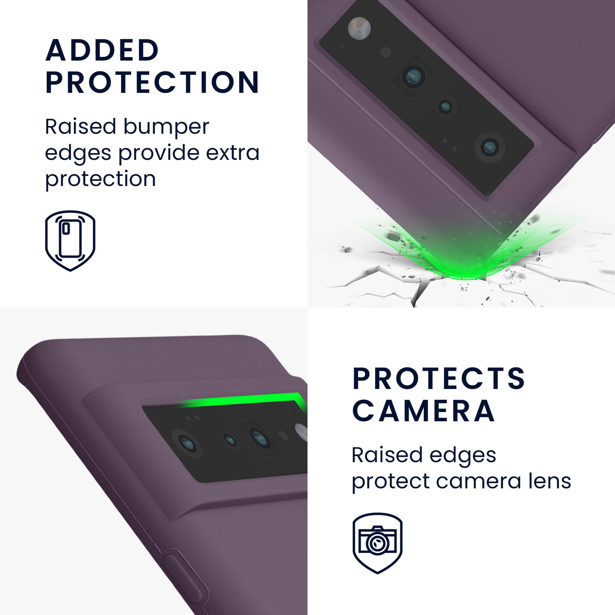 Google Pixel 6 Pro Silikon Handyhülle Matt