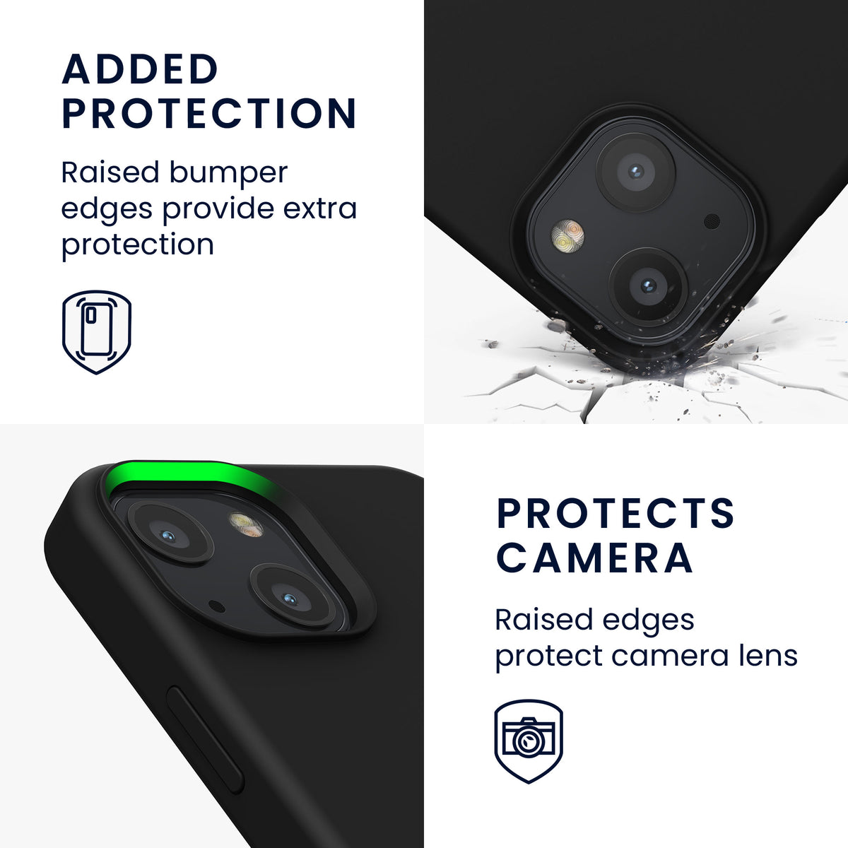 kwmobile Handyhülle für iPhone 13 mini Case - kabelloses Laden