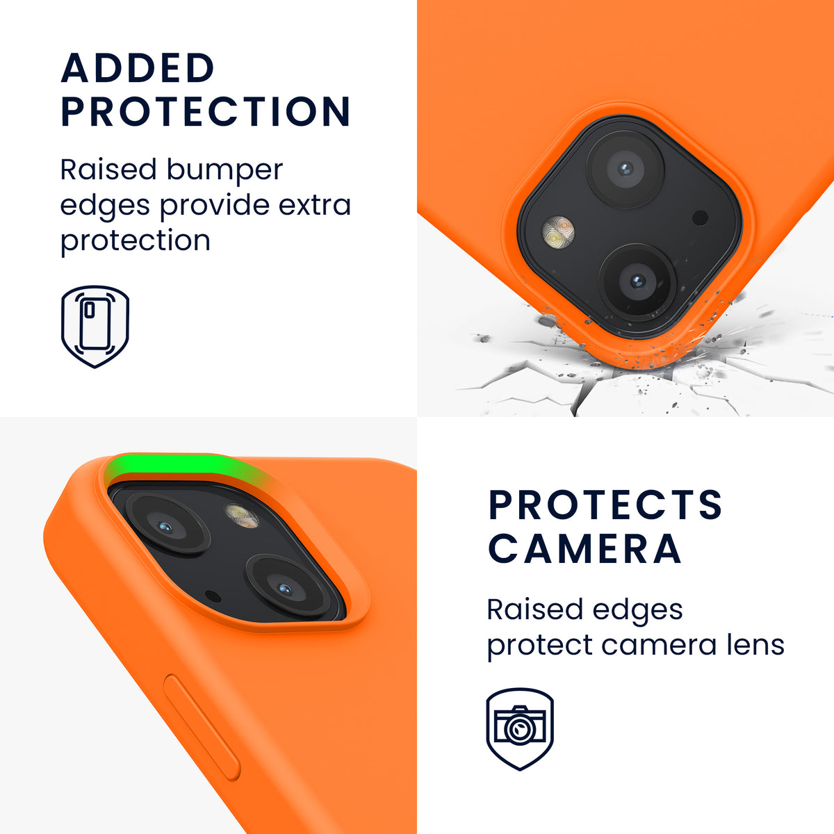 kwmobile Handyhülle für iPhone 13 mini Case - kabelloses Laden