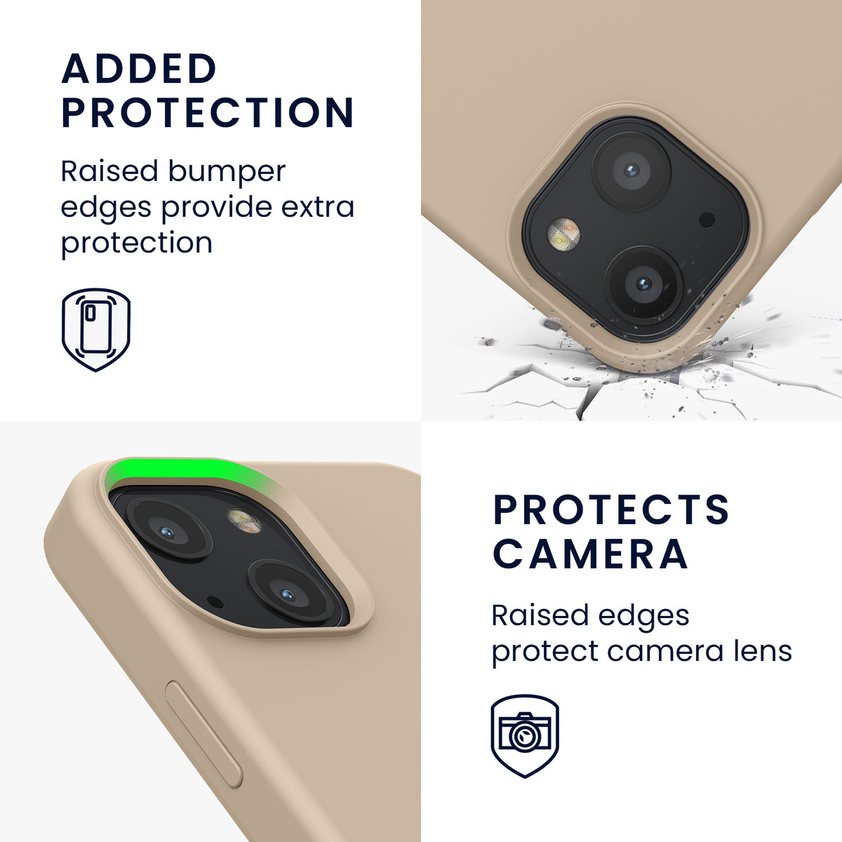 kwmobile Handyhülle für iPhone 13 mini Case - kabelloses Laden