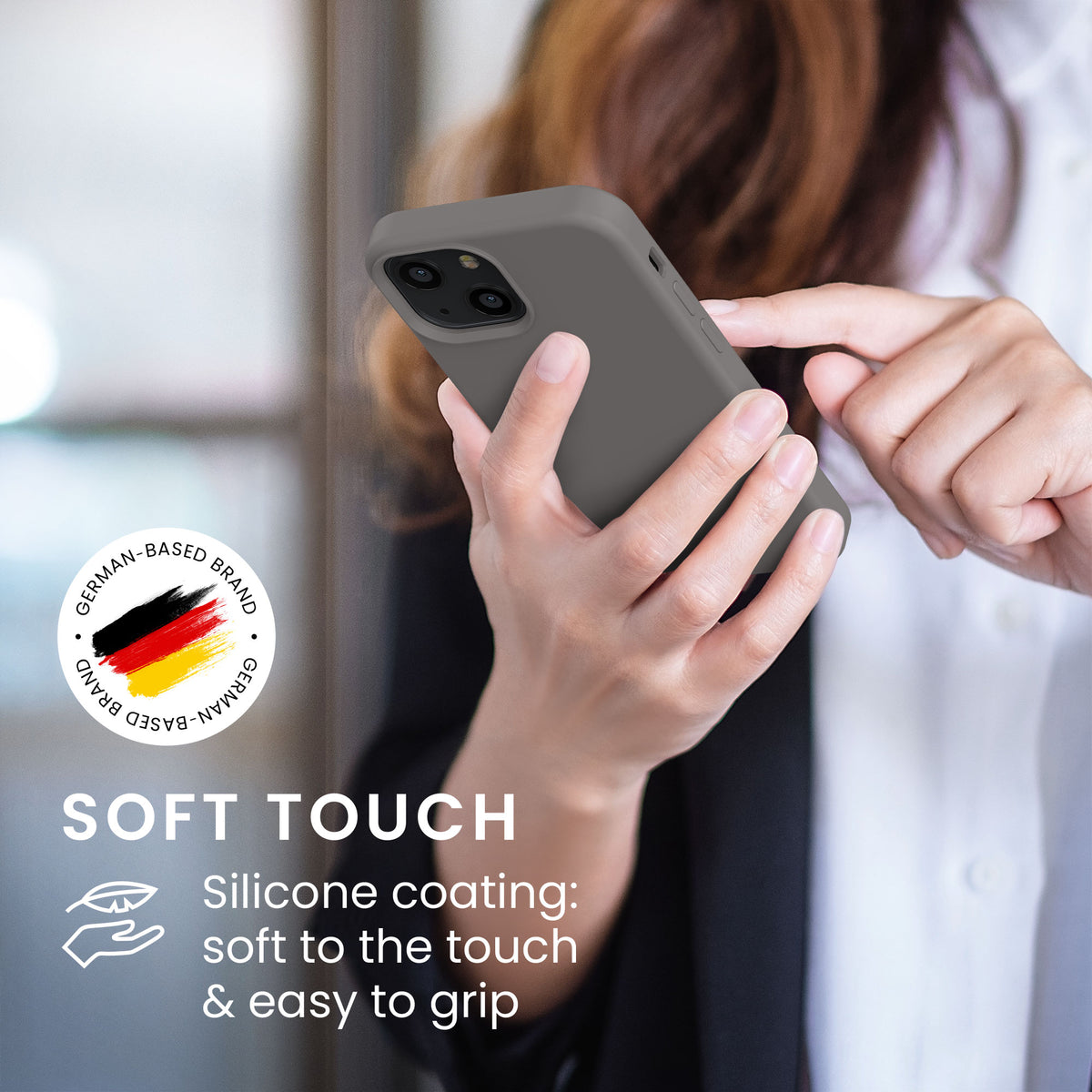 kwmobile Handyhülle für iPhone 13 mini Case - kabelloses Laden