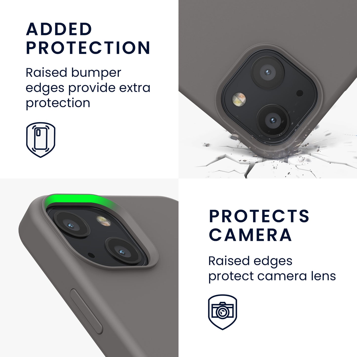 kwmobile Handyhülle für iPhone 13 mini Case - kabelloses Laden