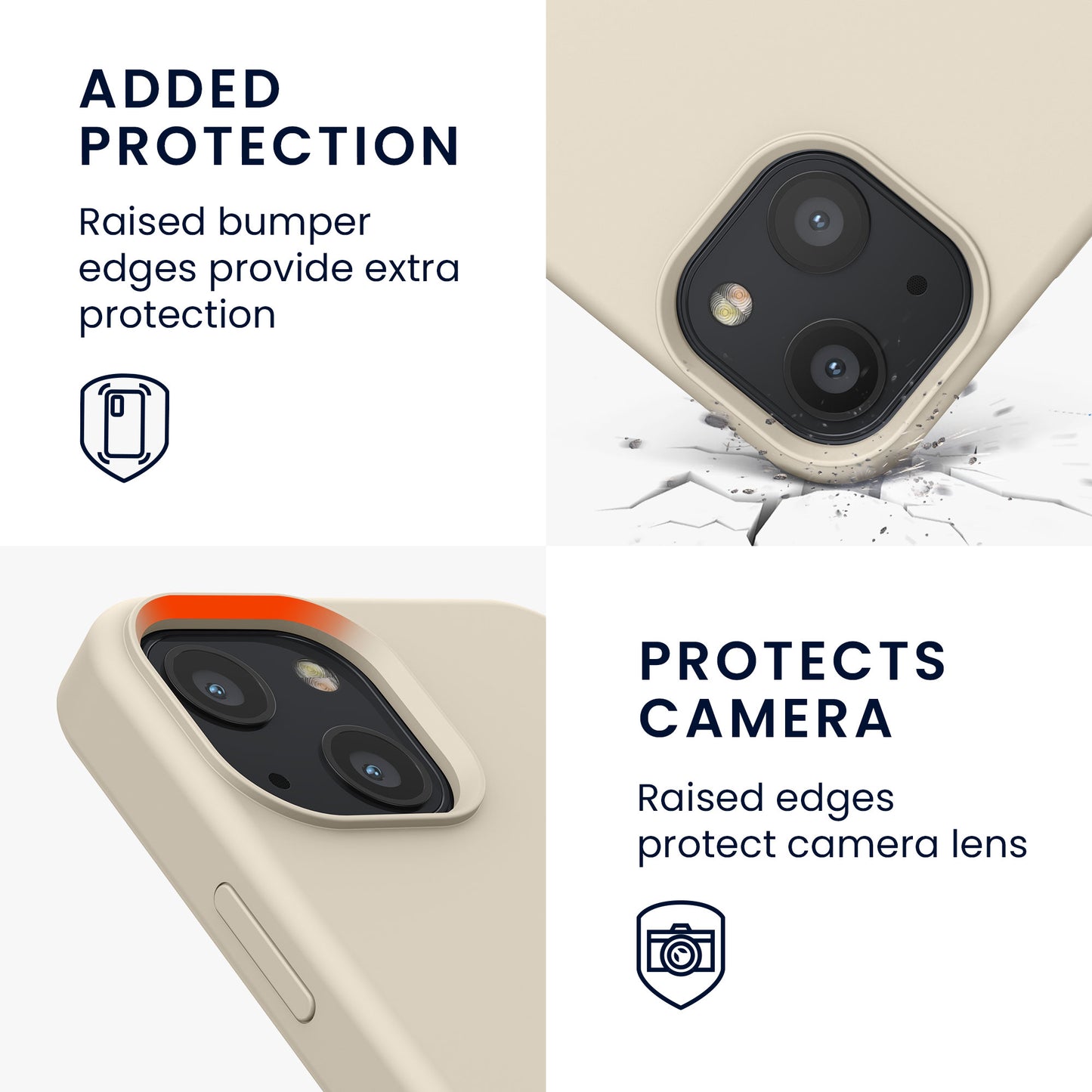 kwmobile Handyhülle für iPhone 13 mini Case - kabelloses Laden