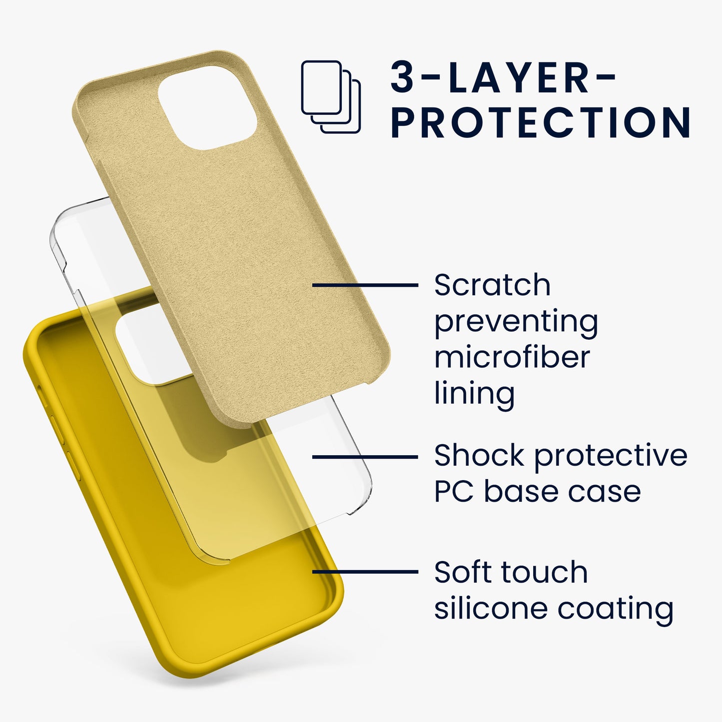 kwmobile Handyhülle für iPhone 13 mini Case - kabelloses Laden