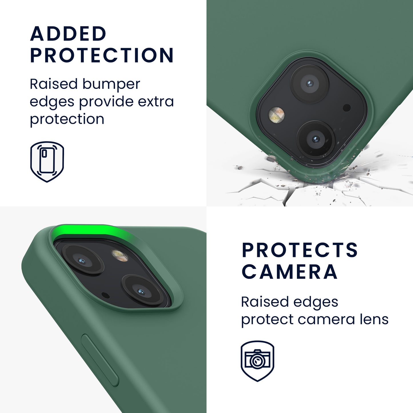kwmobile Handyhülle für iPhone 13 mini Case - kabelloses Laden