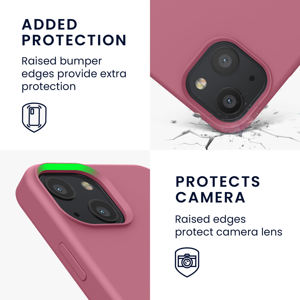 kwmobile Handyhülle für iPhone 13 mini Case - kabelloses Laden
