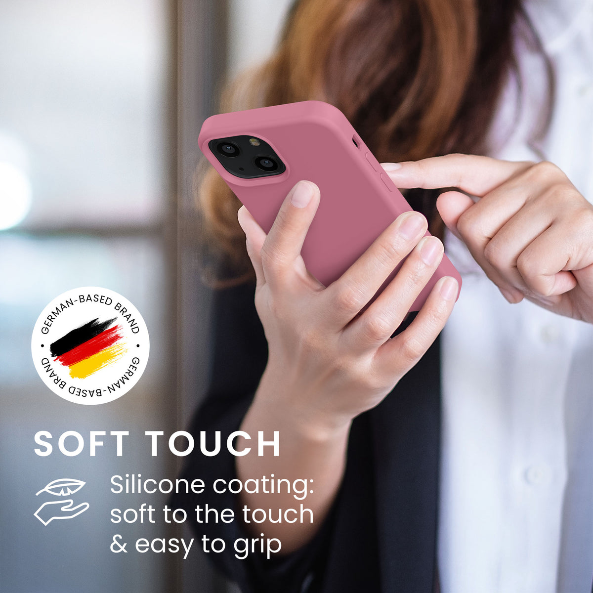 kwmobile Handyhülle für iPhone 13 mini Case - kabelloses Laden