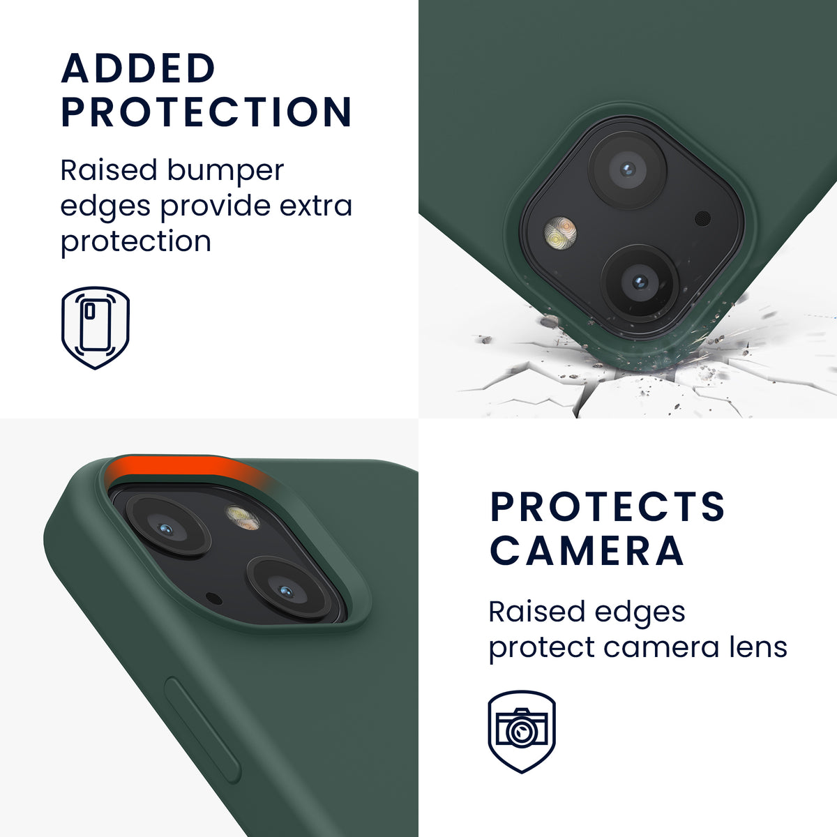 kwmobile Handyhülle für iPhone 13 mini Case - kabelloses Laden