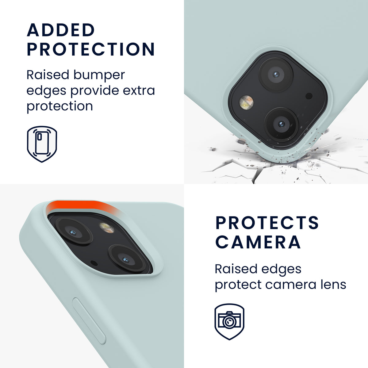 kwmobile Handyhülle für iPhone 13 mini Case - kabelloses Laden