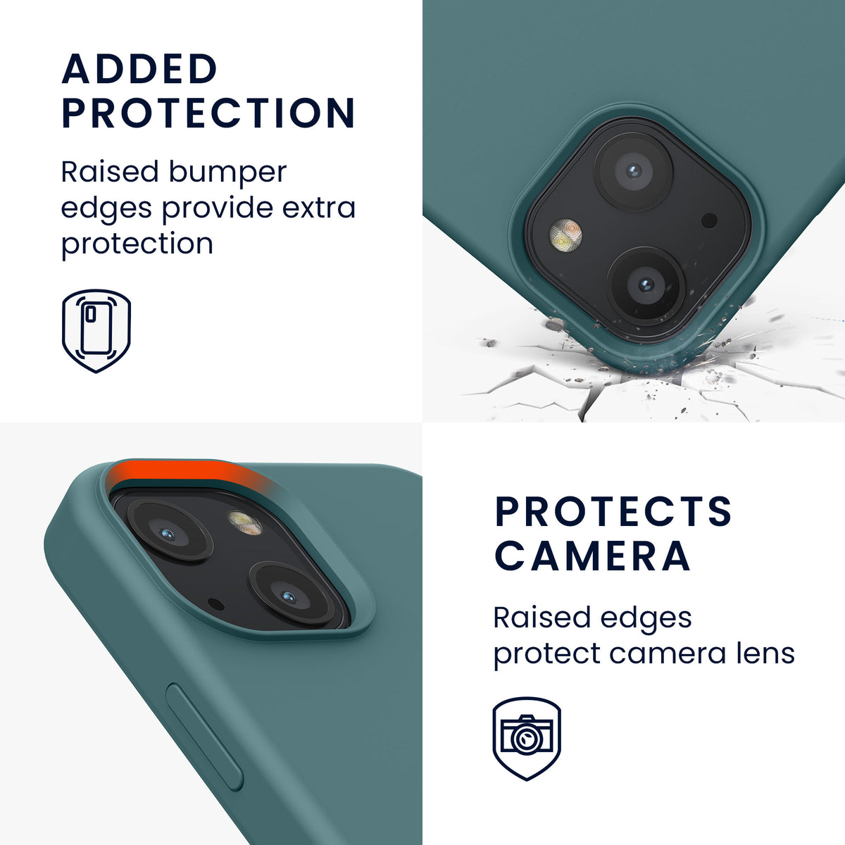 kwmobile Handyhülle für iPhone 13 mini Case - kabelloses Laden
