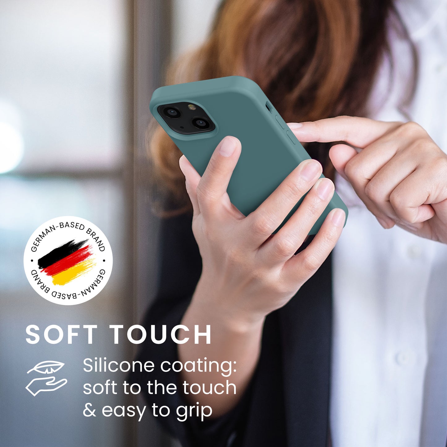 kwmobile Handyhülle für iPhone 13 mini Case - kabelloses Laden