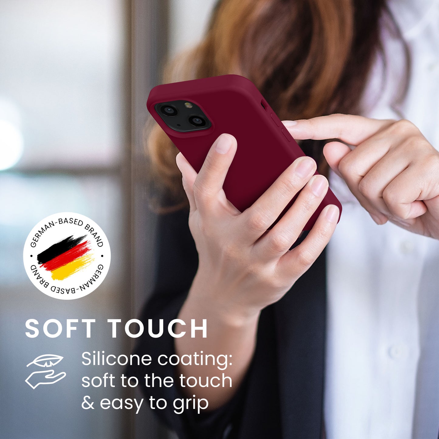 kwmobile Handyhülle für iPhone 13 mini Case - kabelloses Laden