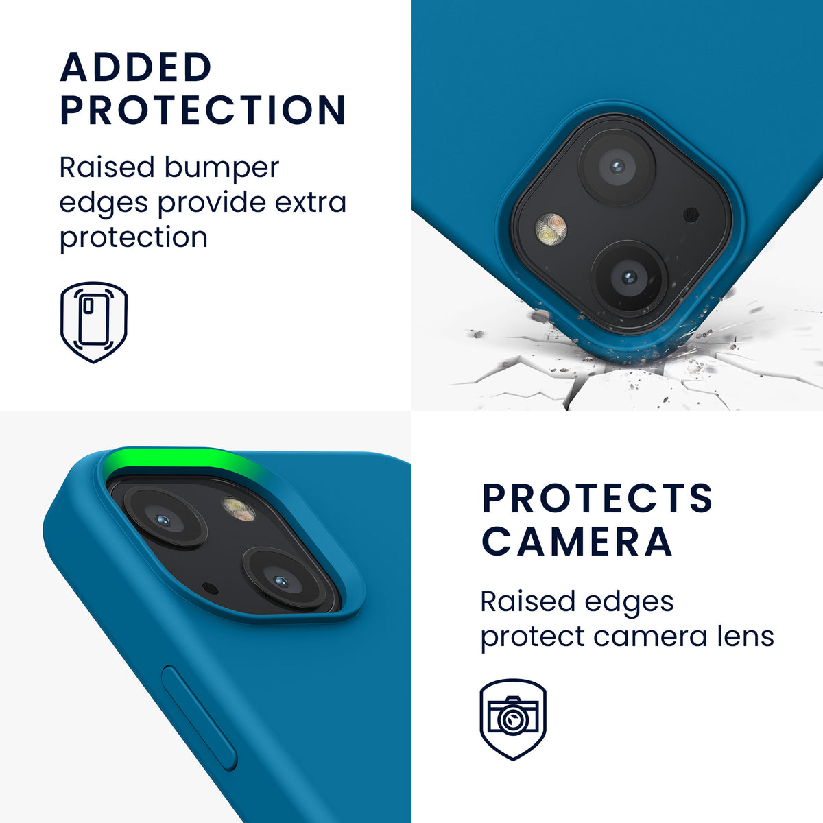 kwmobile Handyhülle für iPhone 13 mini Case - kabelloses Laden