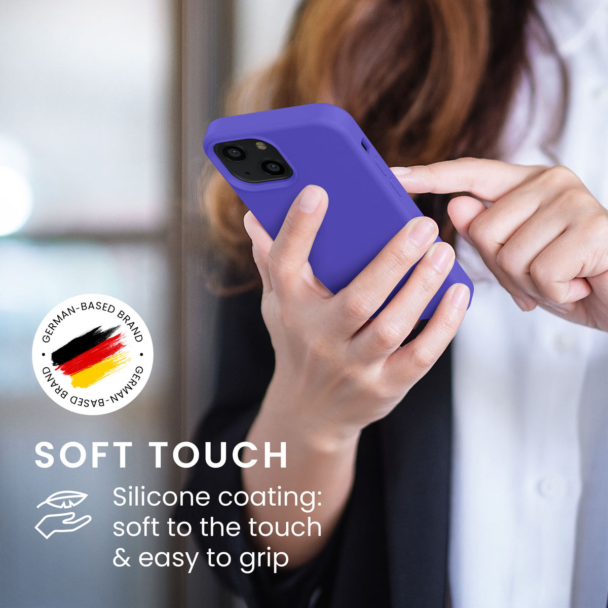 kwmobile Handyhülle für iPhone 13 mini Case - kabelloses Laden