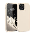 kwmobile Handyhülle für iPhone 13 mini Hülle, für iPhone 13 mini Case - Hülle Silikon - kabelloses Laden - Moon Glow Moon Glow  