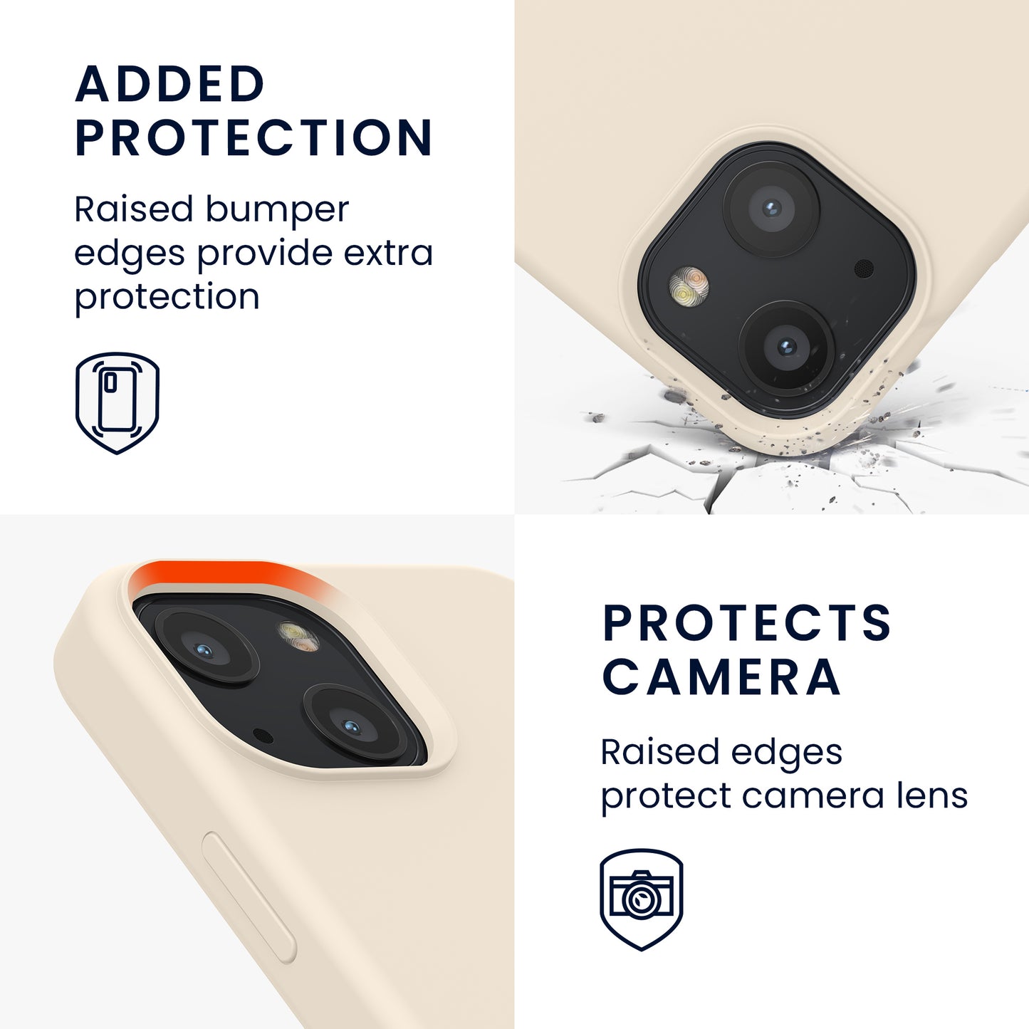 kwmobile Handyhülle für iPhone 13 mini Case - kabelloses Laden