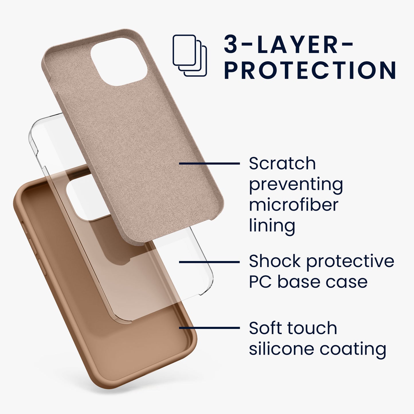 kwmobile Handyhülle für iPhone 13 mini Case - kabelloses Laden