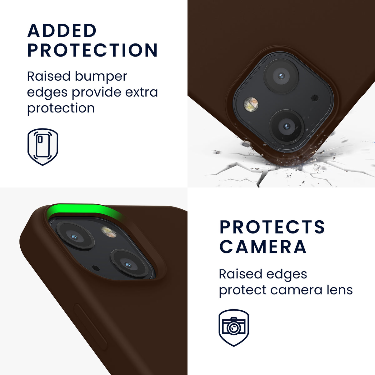 kwmobile Handyhülle für iPhone 13 mini Case - kabelloses Laden
