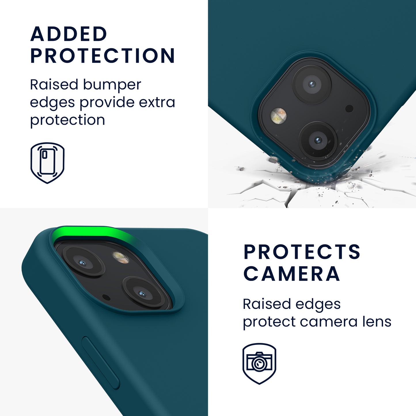 kwmobile Handyhülle für iPhone 13 mini Case - kabelloses Laden