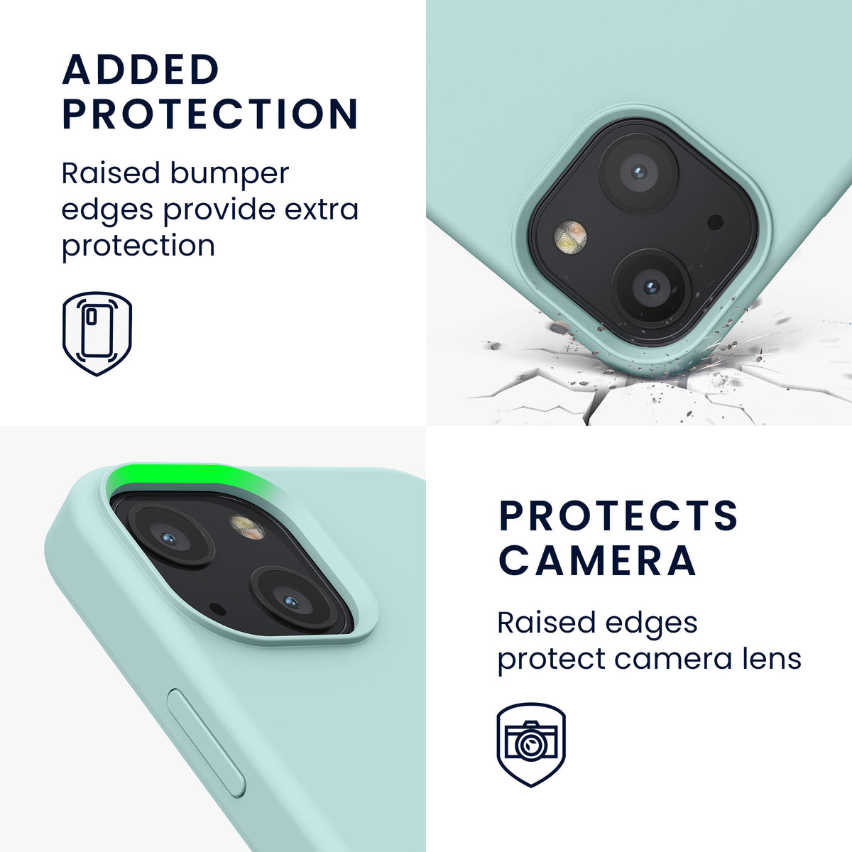 kwmobile Handyhülle für iPhone 13 mini Case - kabelloses Laden