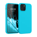 kwmobile Handyhülle für iPhone 13 mini Hülle, für iPhone 13 mini Case - Hülle Silikon - kabelloses Laden - Cool Glacier Cool Glacier  