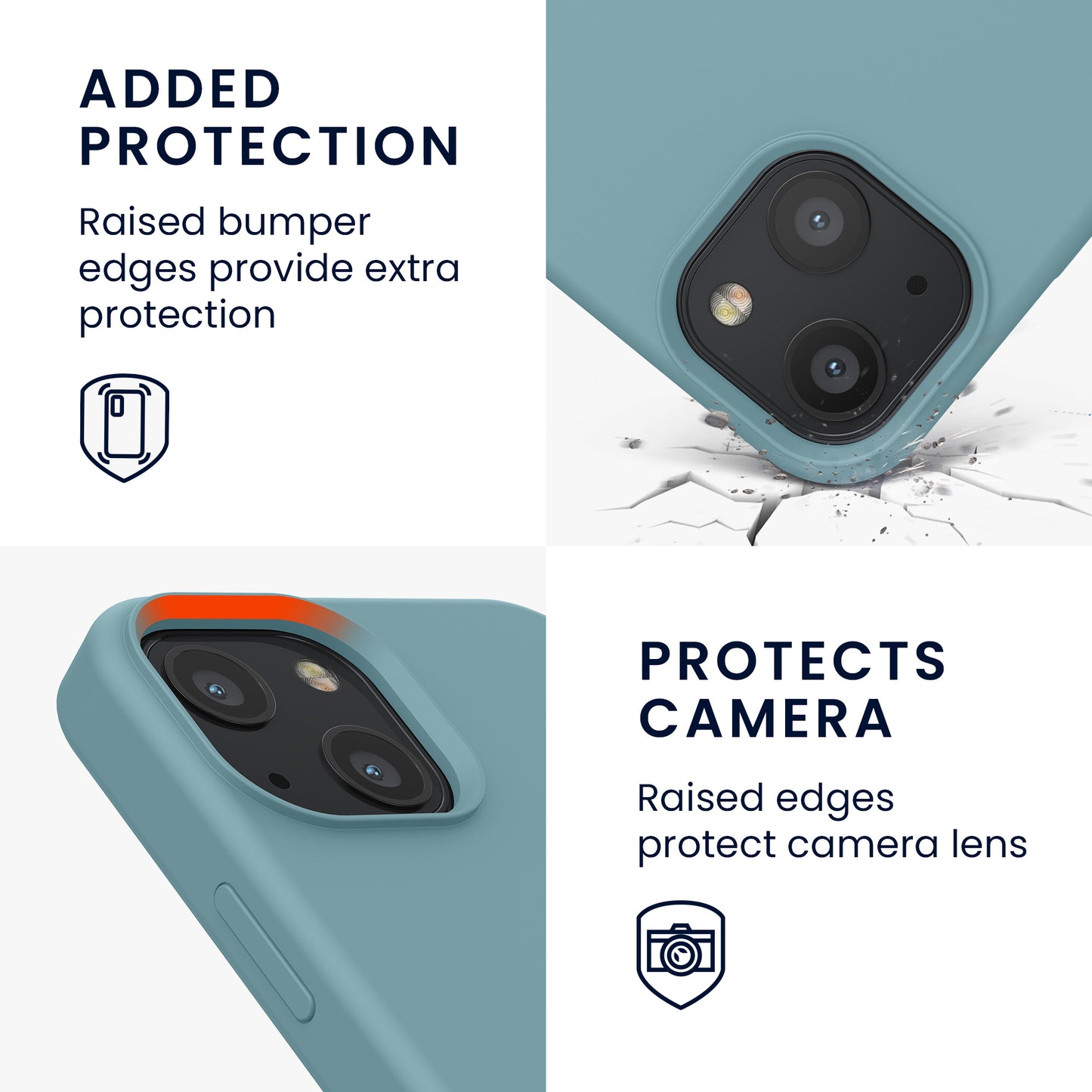 kwmobile Handyhülle für iPhone 13 mini Case - kabelloses Laden