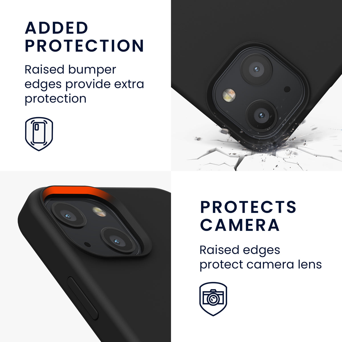 kwmobile Handyhülle für iPhone 13 mini Case - kabelloses Laden