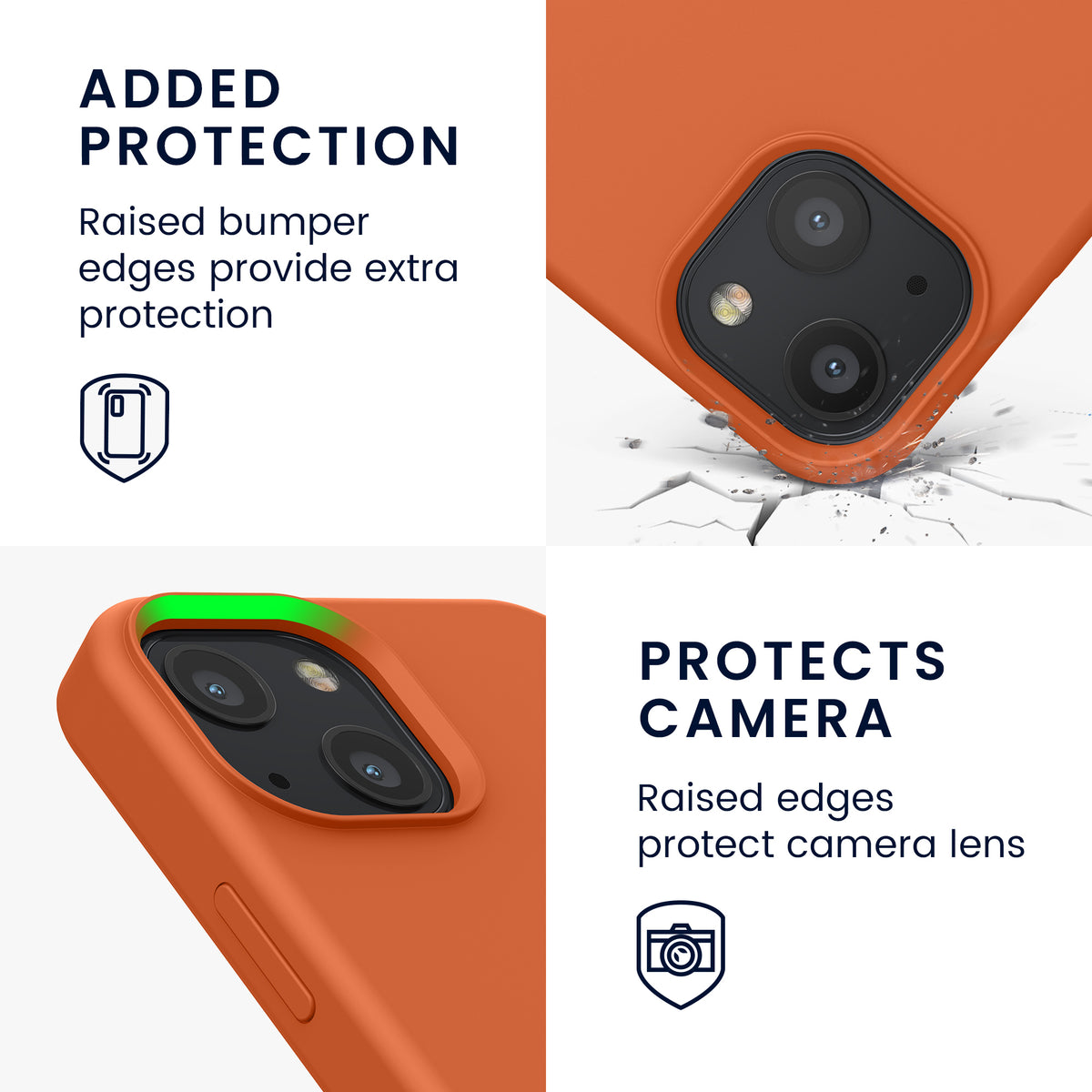 kwmobile Handyhülle für iPhone 13 mini Case - kabelloses Laden