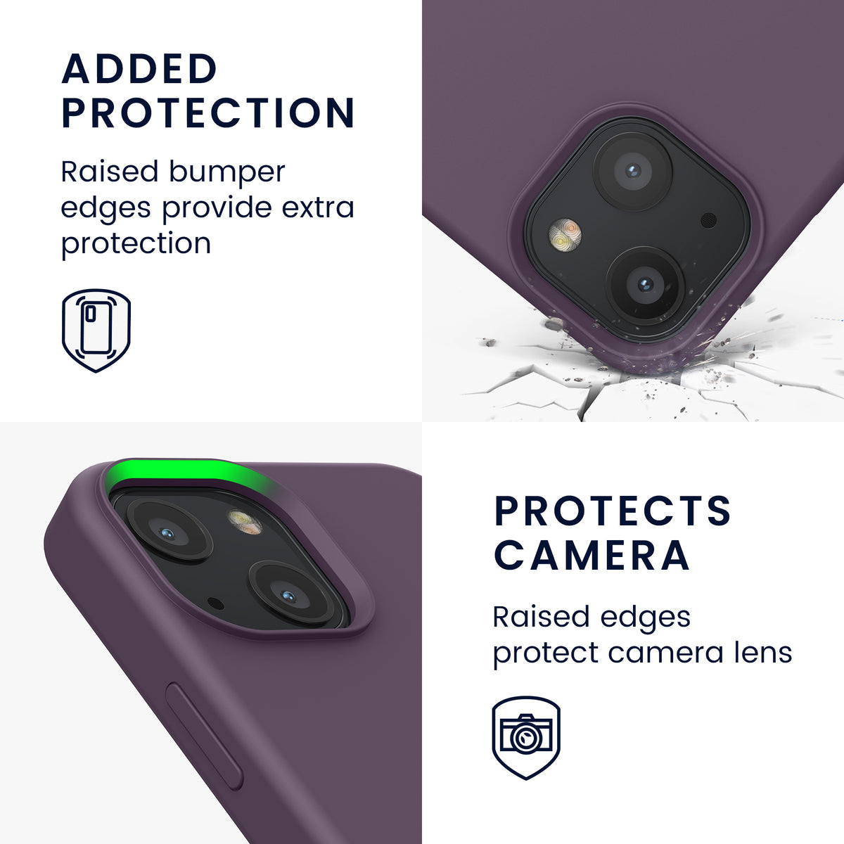 kwmobile Handyhülle für iPhone 13 mini Case - kabelloses Laden