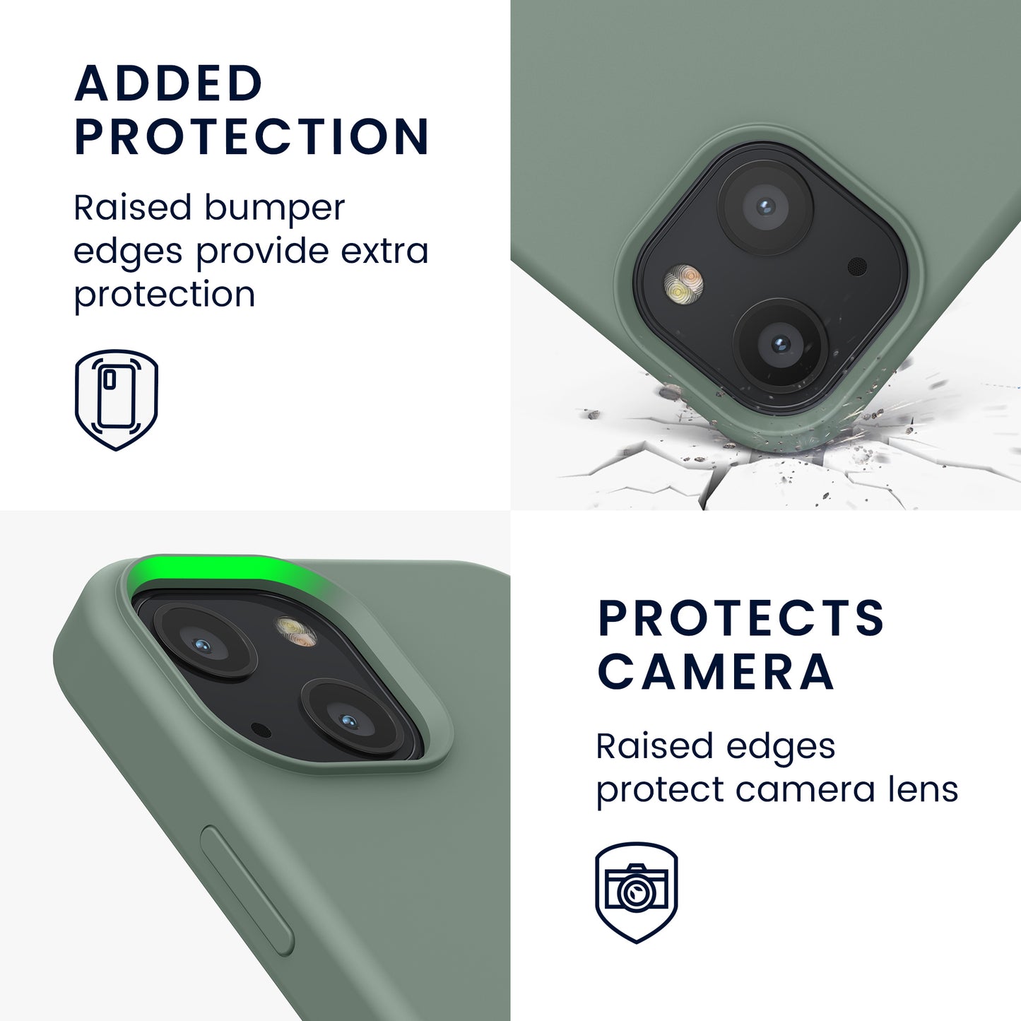 kwmobile Handyhülle für iPhone 13 mini Case - kabelloses Laden