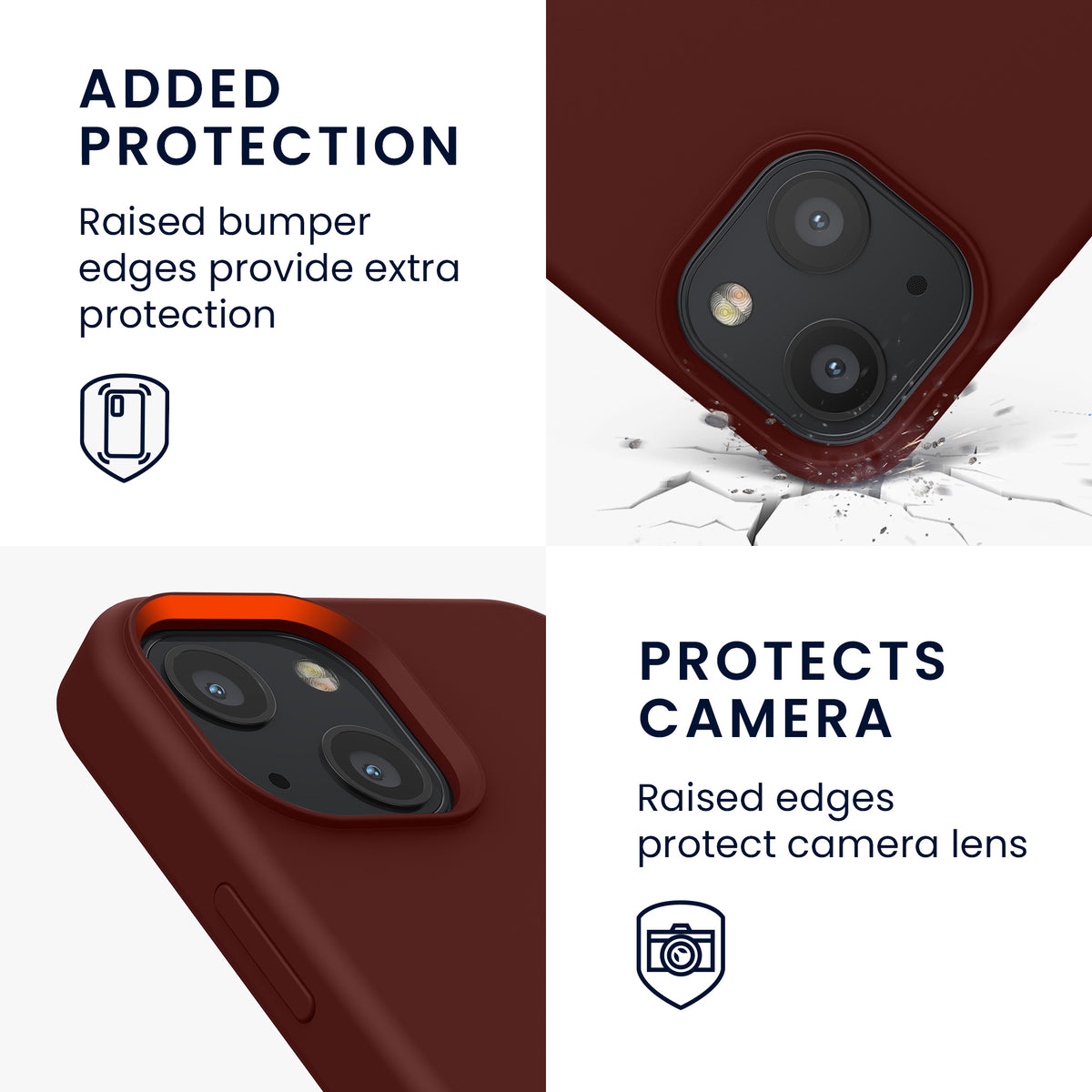 kwmobile Handyhülle für iPhone 13 mini Case - kabelloses Laden