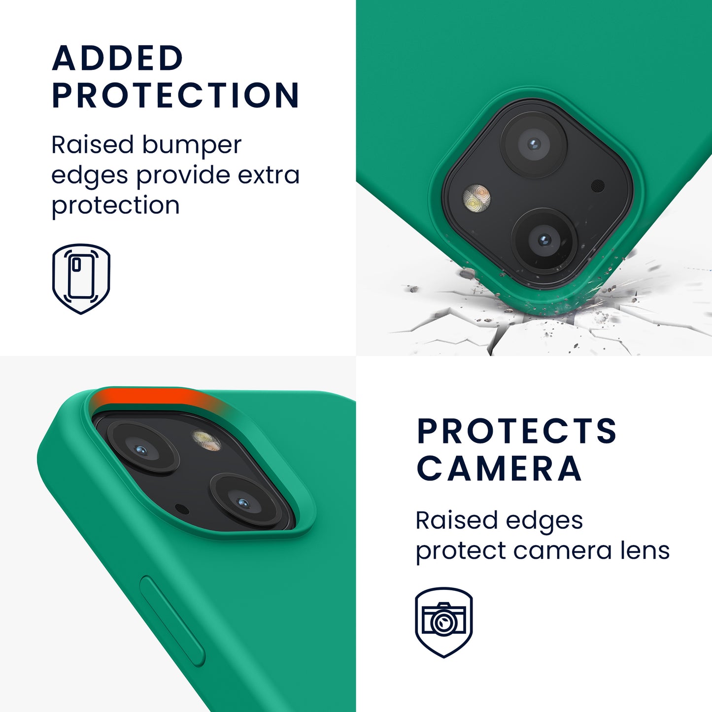kwmobile Handyhülle für iPhone 13 mini Case - kabelloses Laden