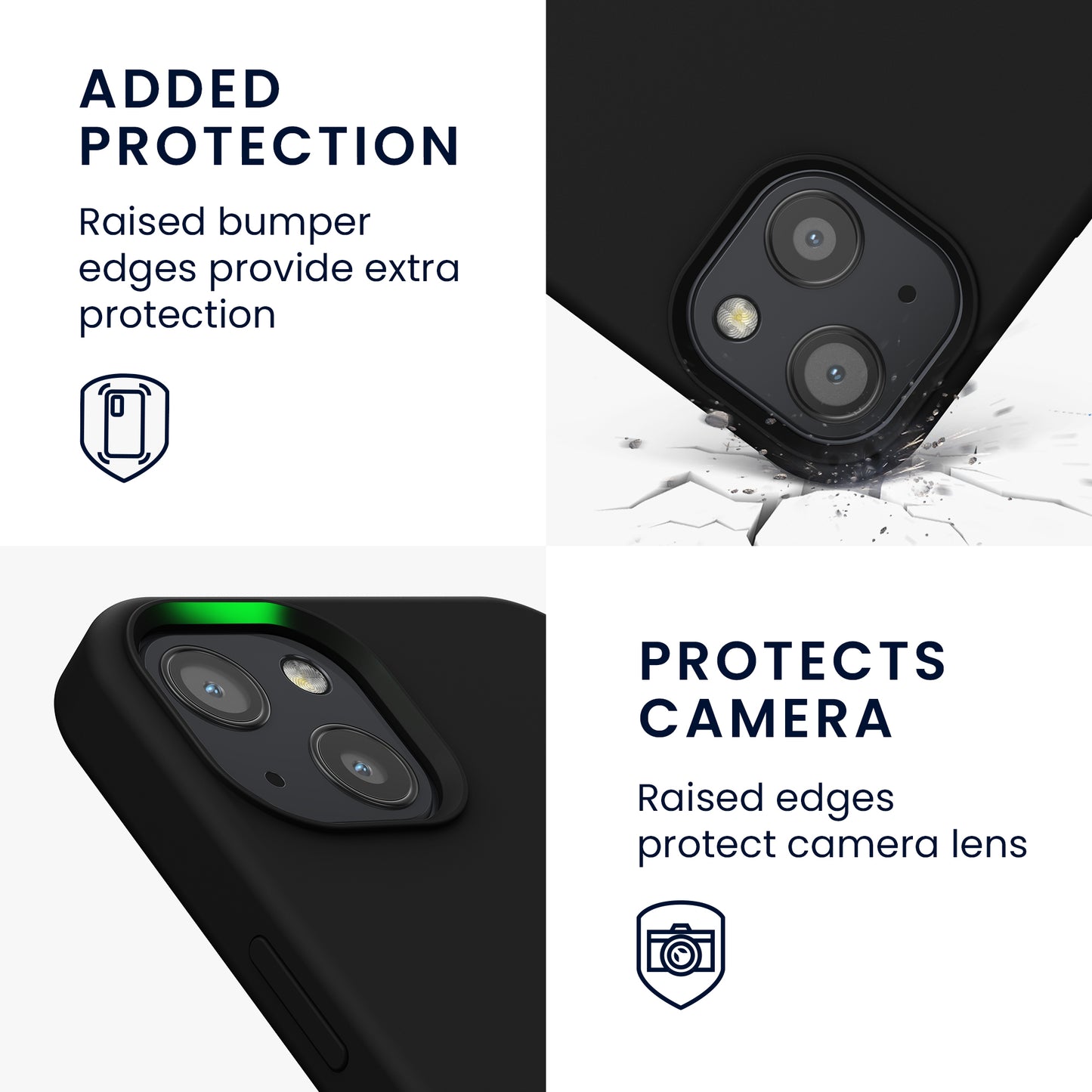 kwmobile Handyhülle für iPhone 13 Case - kabelloses Laden