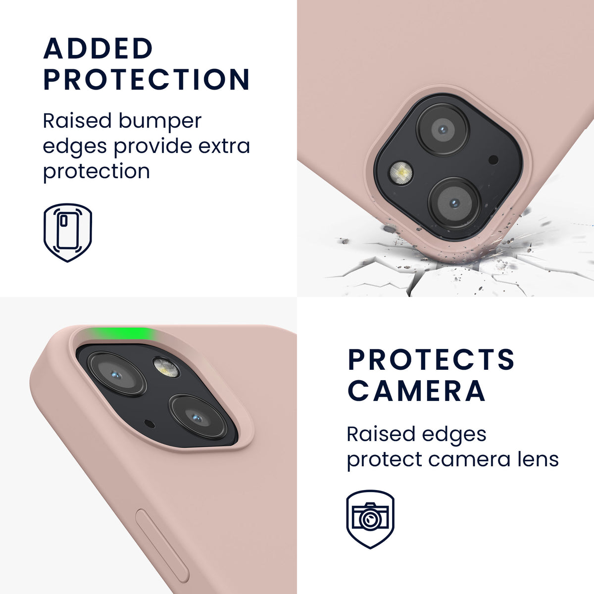 kwmobile Handyhülle für iPhone 13 Case - kabelloses Laden